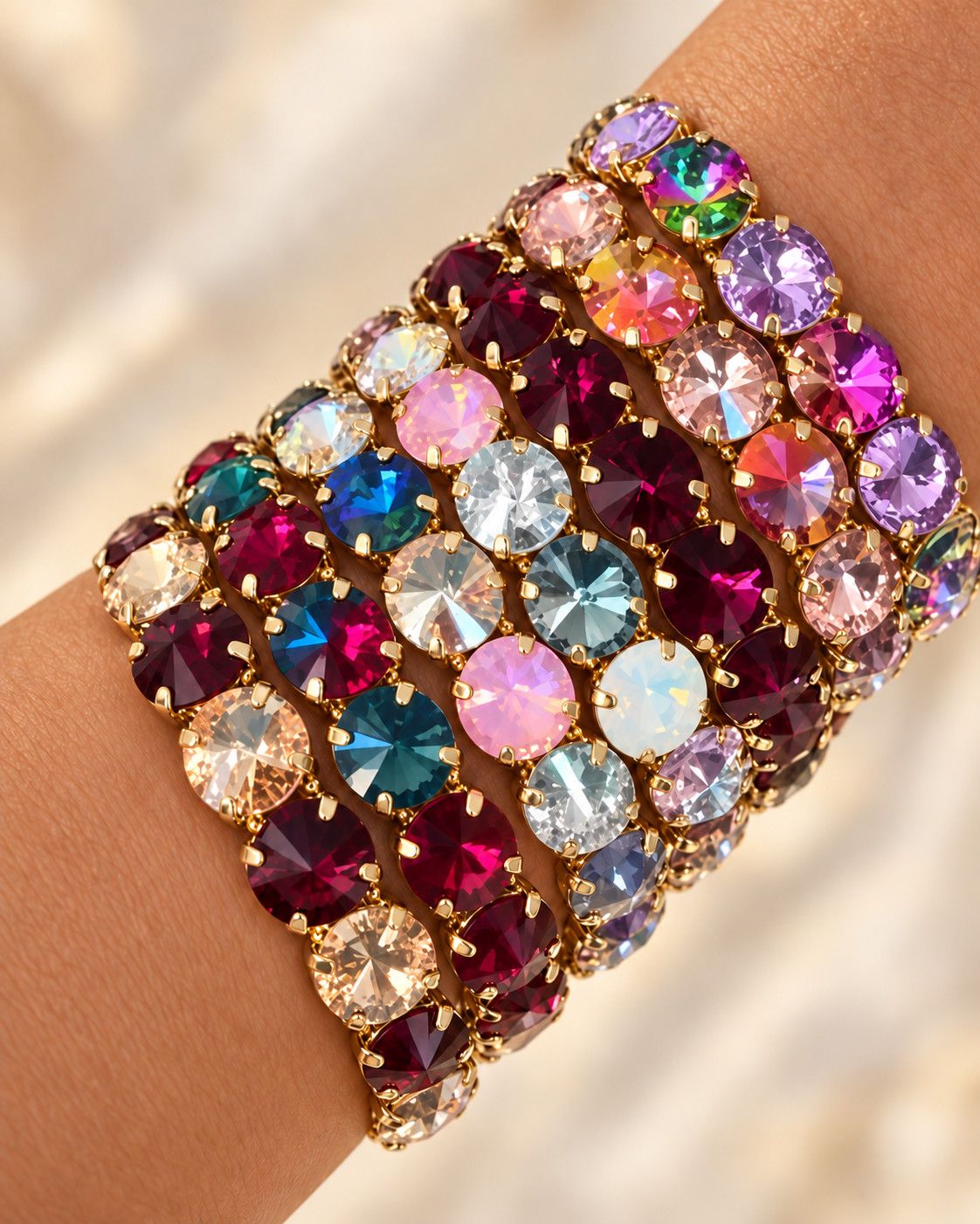 Multicolor Crystal Bracelet