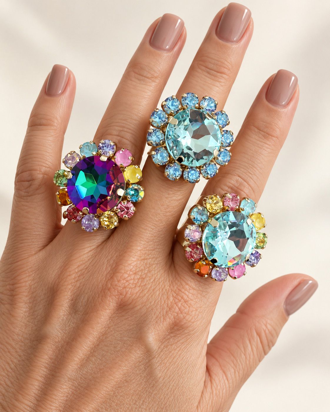 Crystal Bloom Ring