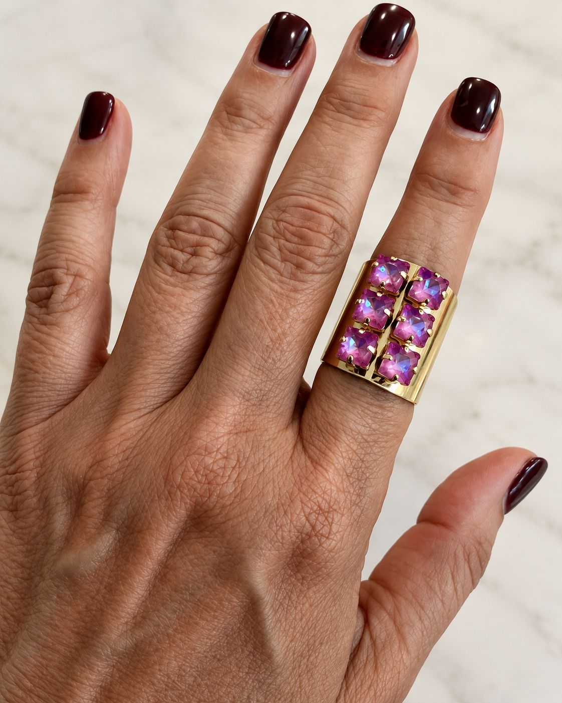 Crystal Band Ring