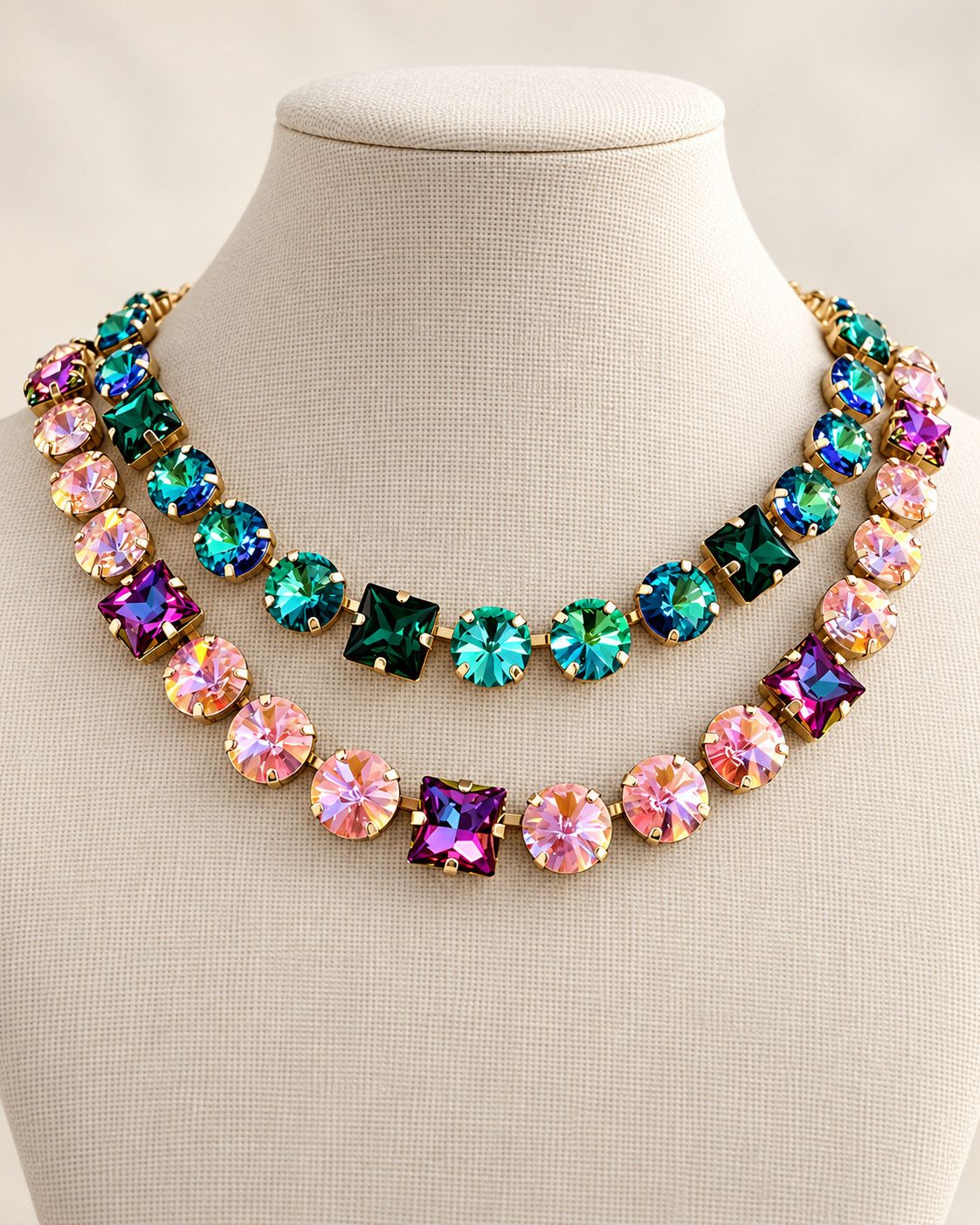 Crystal Glow Necklace 18”
