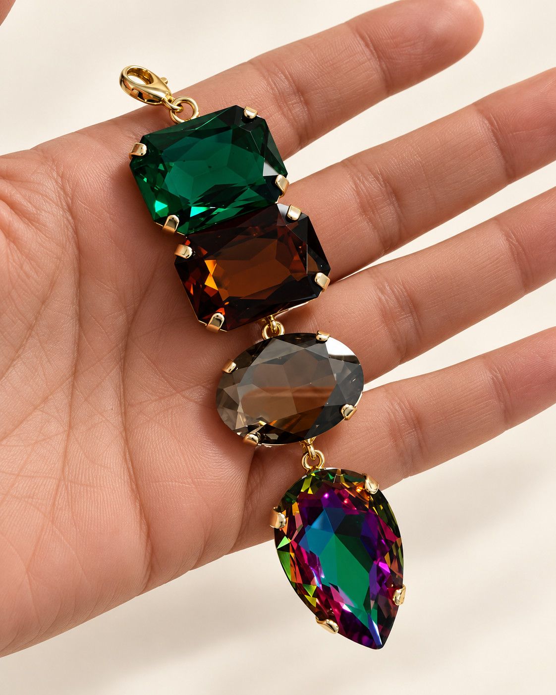 Crystal Cascade Pendant