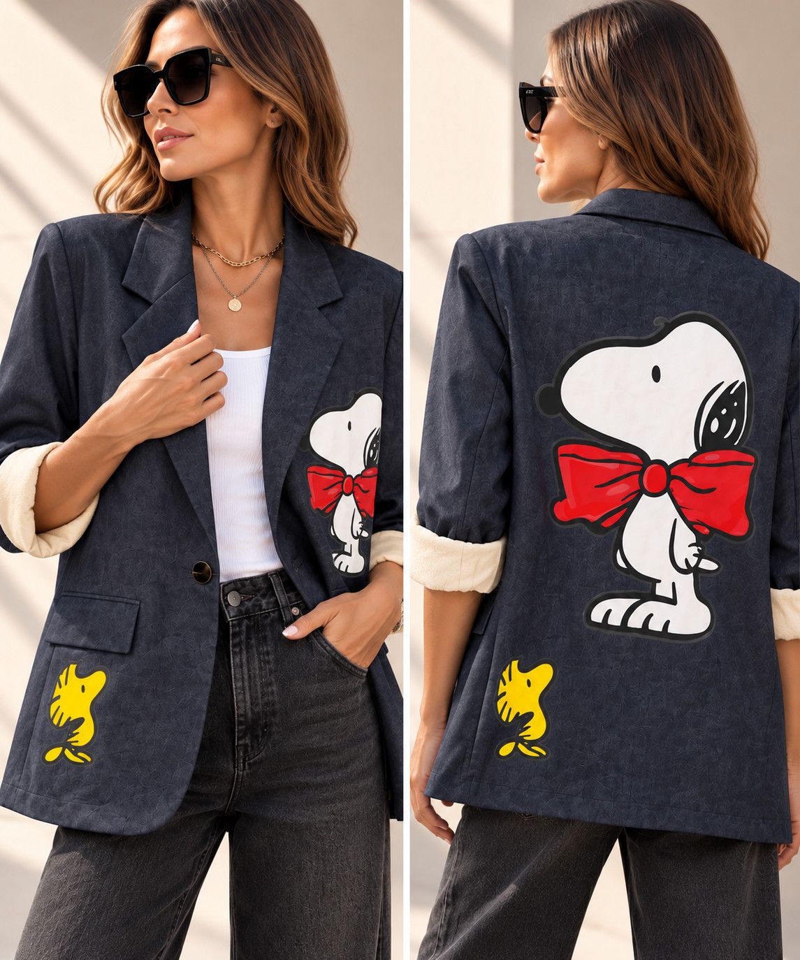 Snoopy Oversized Blazer