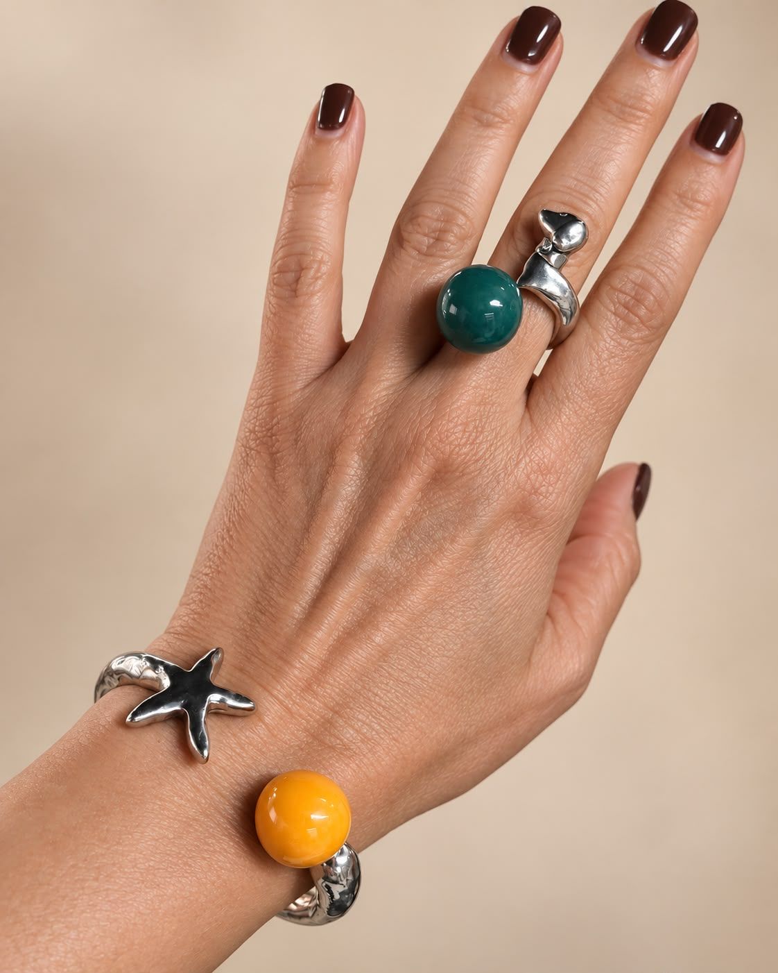 Toby silver Carolina Olivares ring
