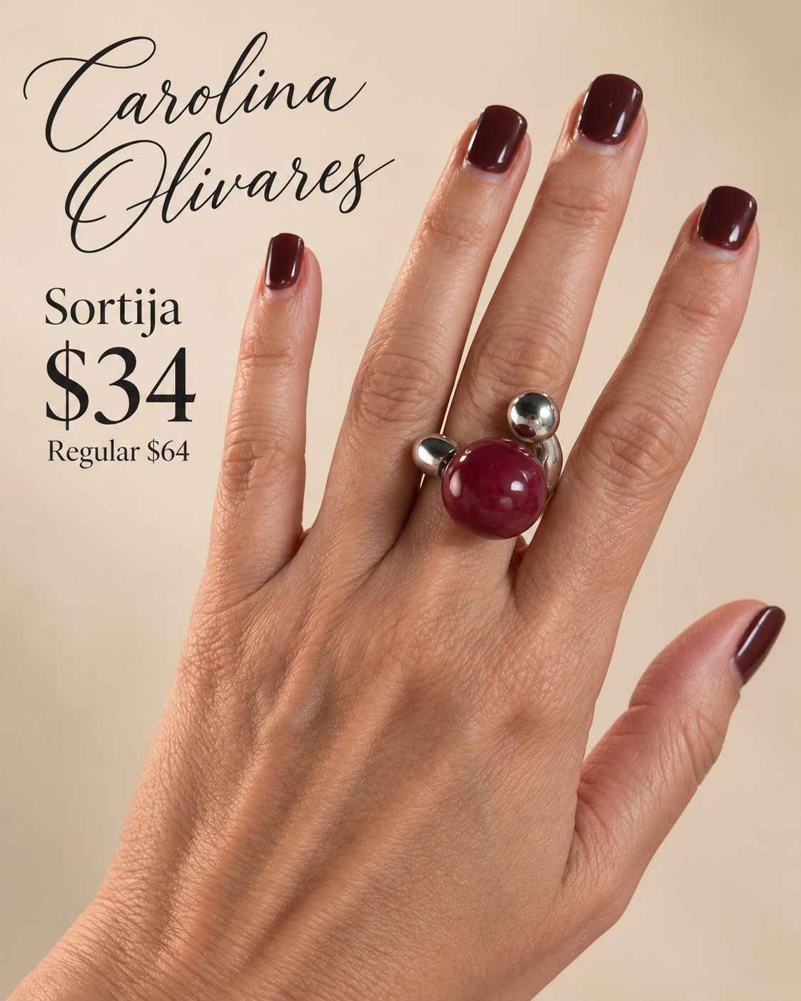 silver Ring carolina olivares