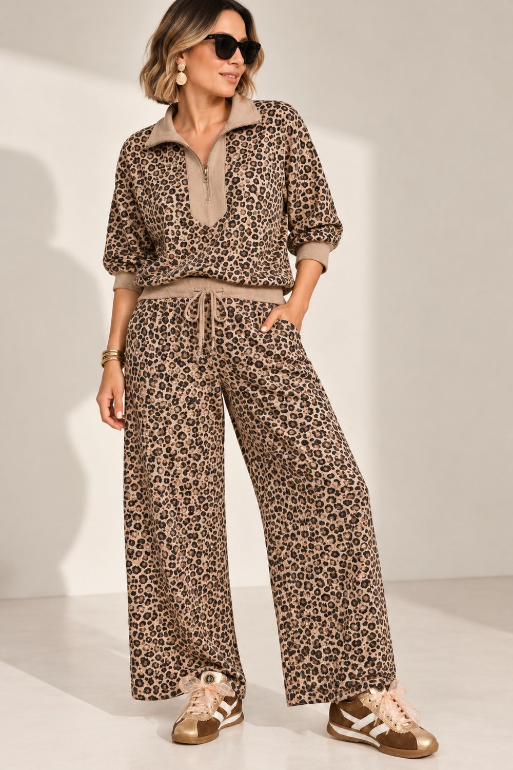 Leopard Travel Set