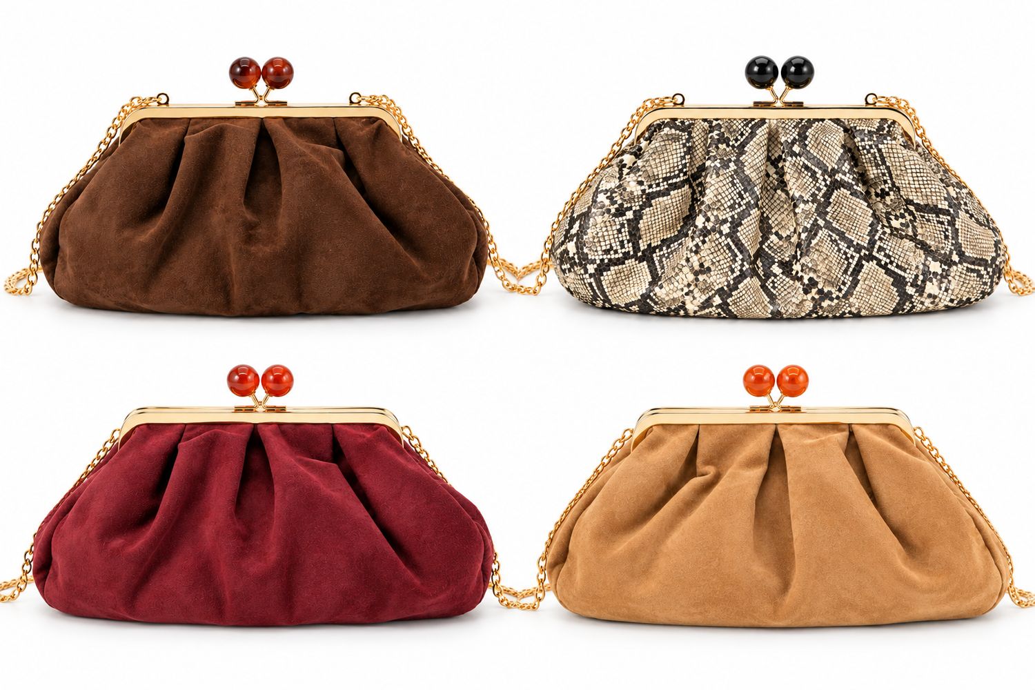 Suede Clutch