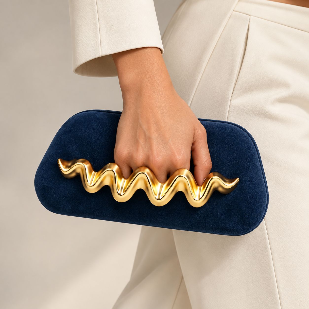 Metallic Statement Clutch