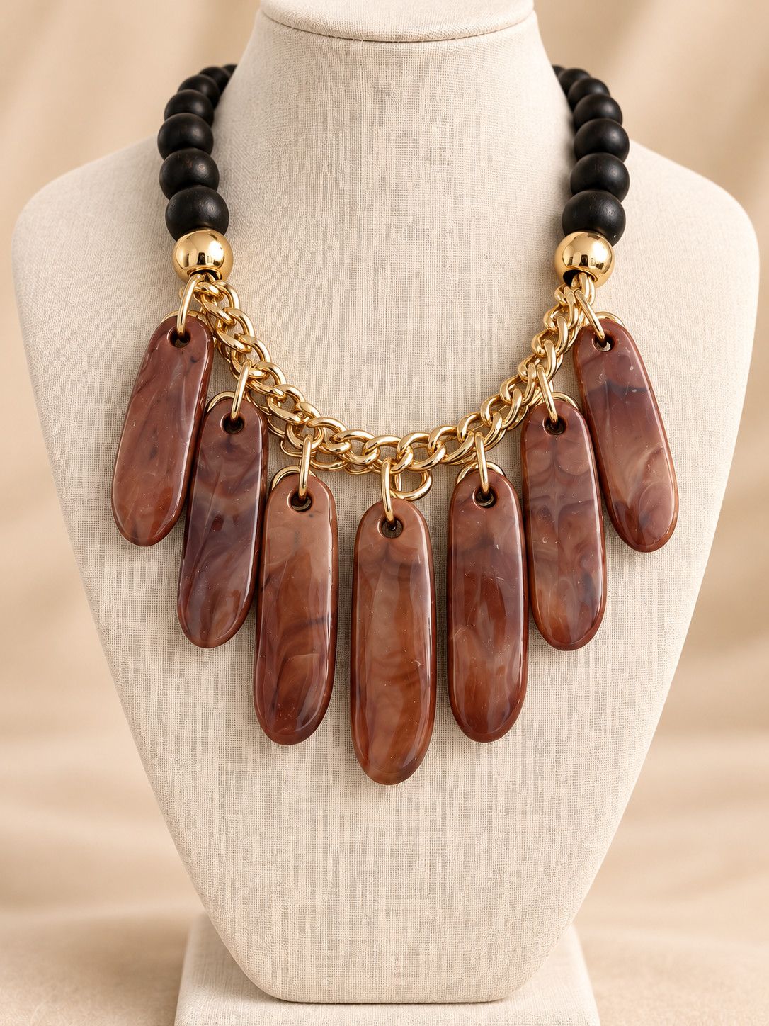 Mocha Cascade Necklace