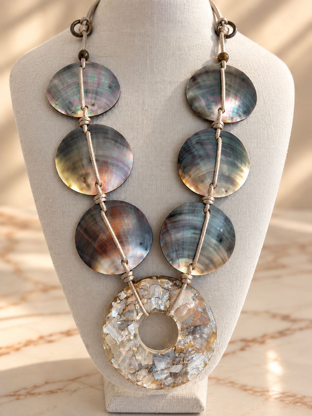 Ocean Pearl Statement Necklace