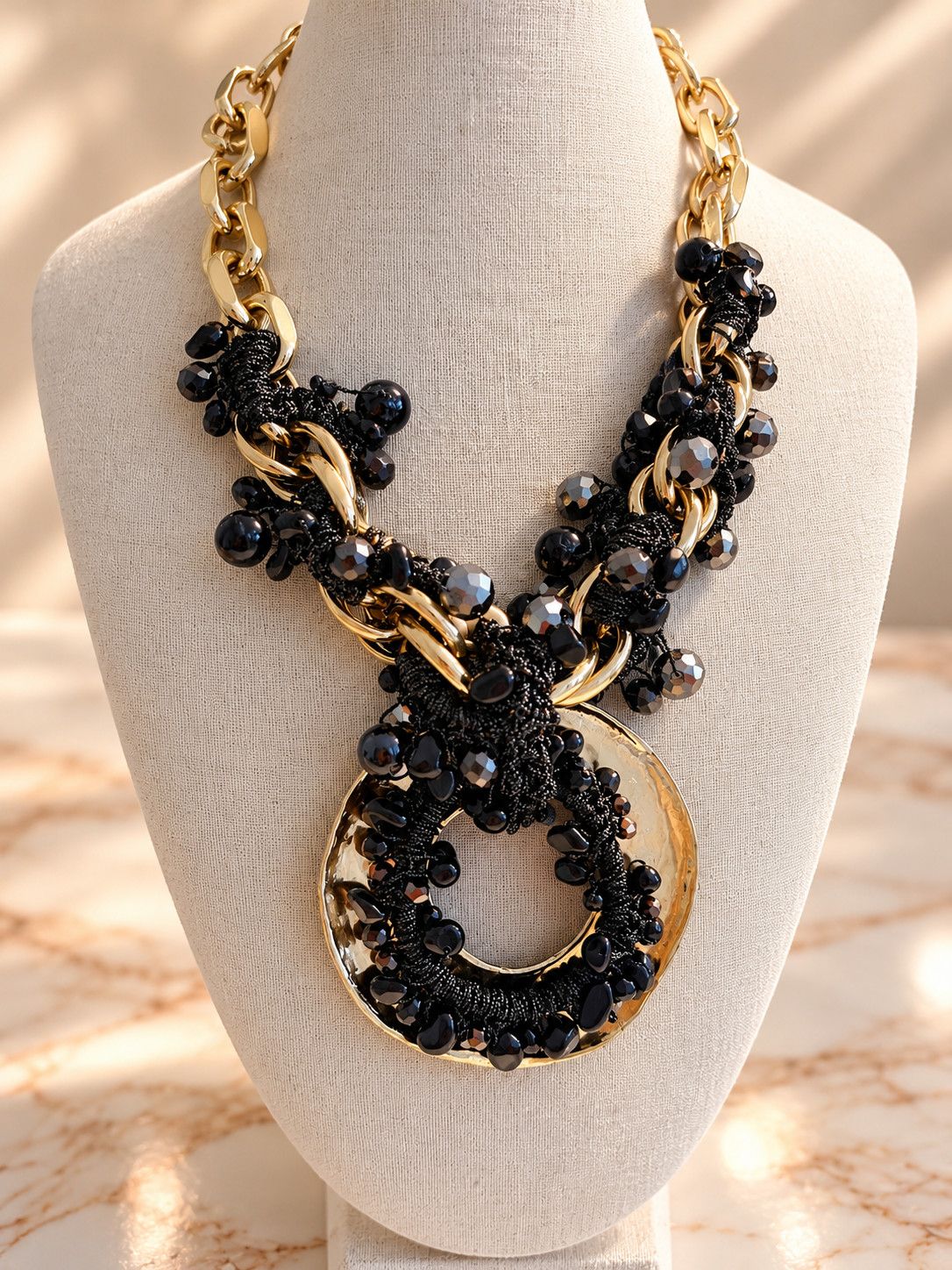 Midnight Glam Statement Necklace