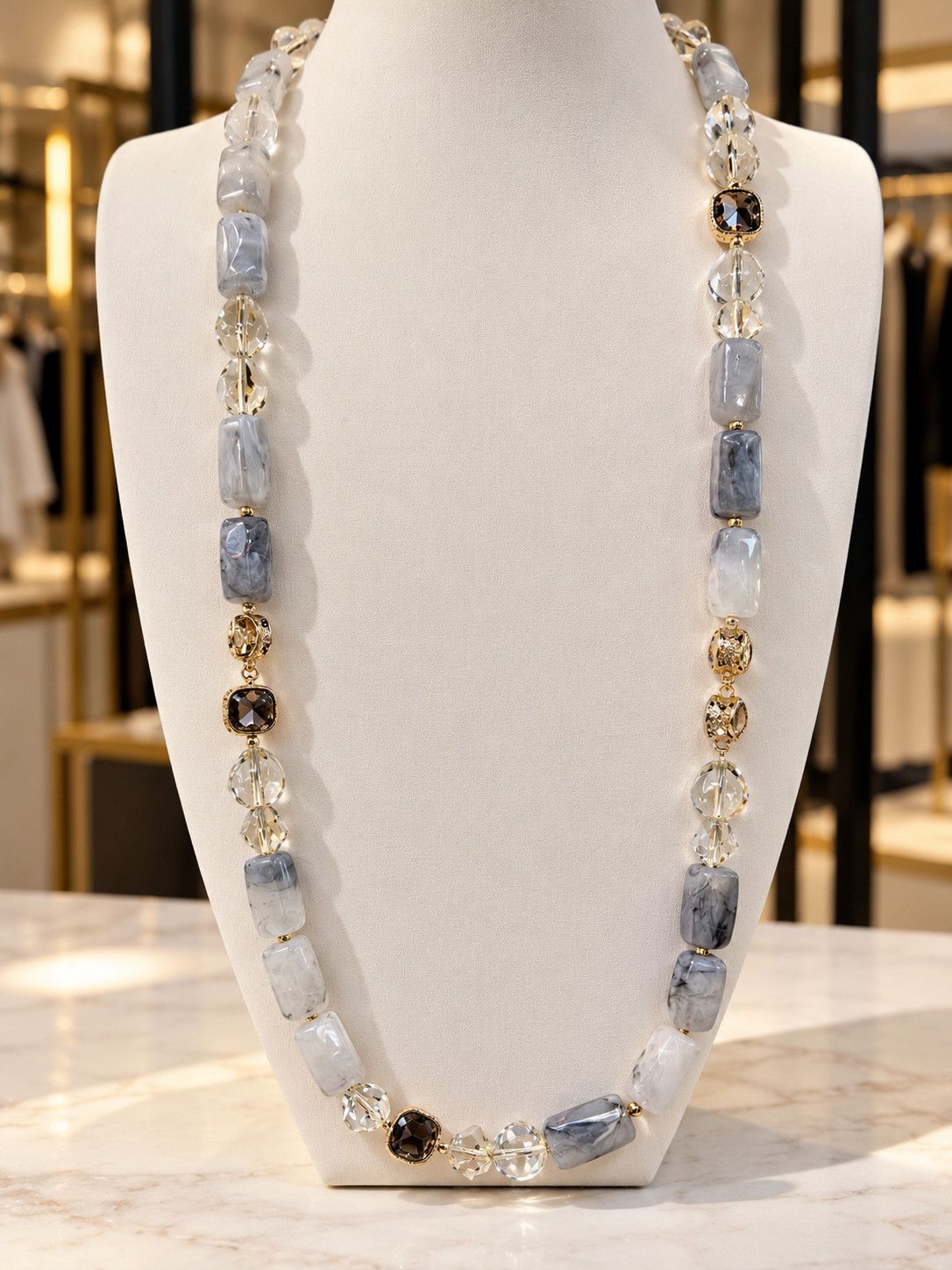 Smoky Elegance Necklace
