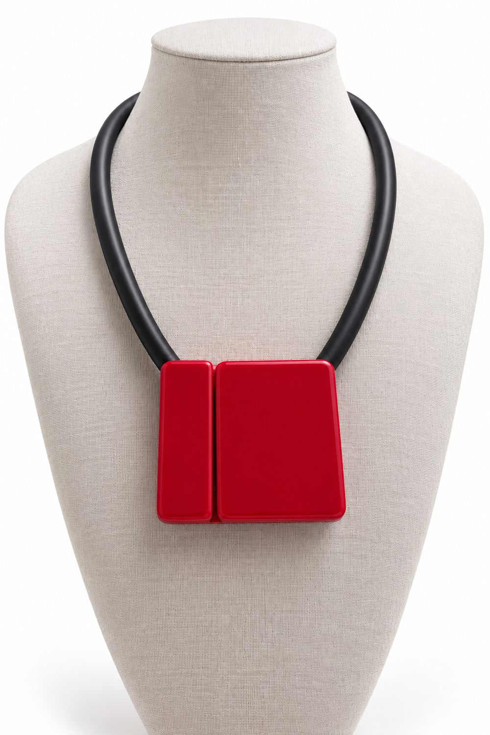 Red Geo Necklace