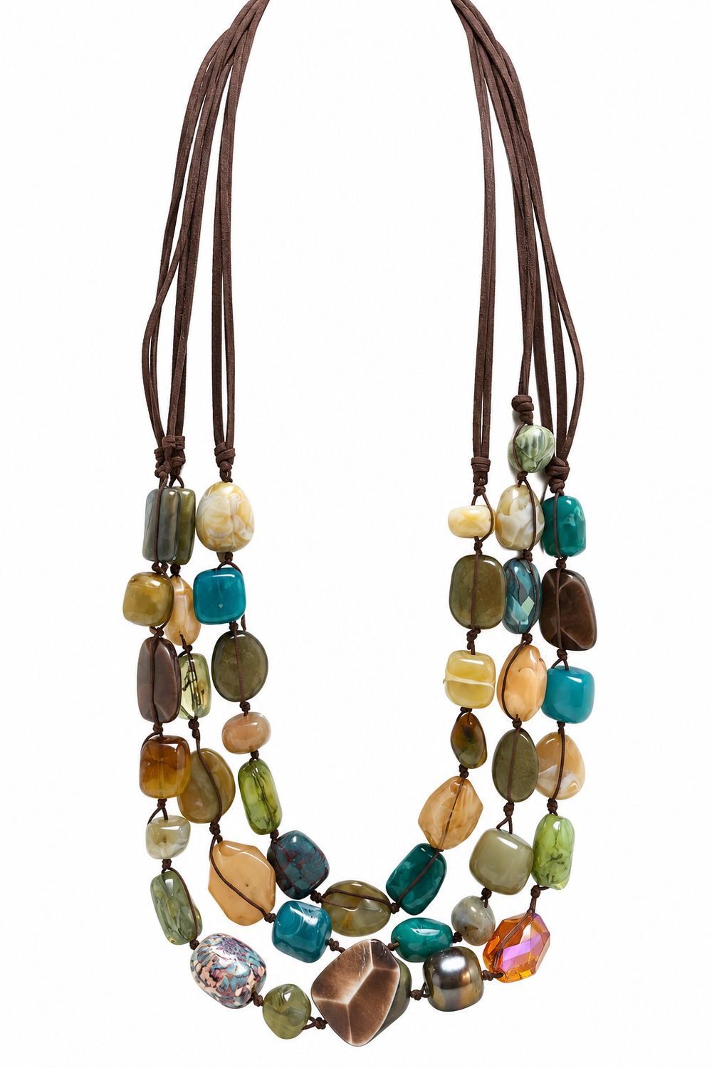 Earthstone Layered Necklace