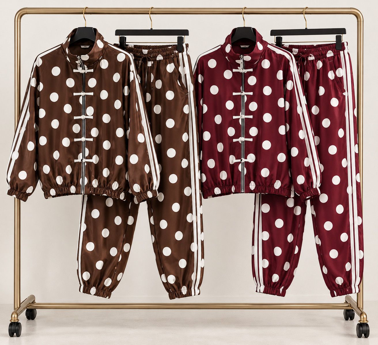 Polka Dot Jogger Set one size