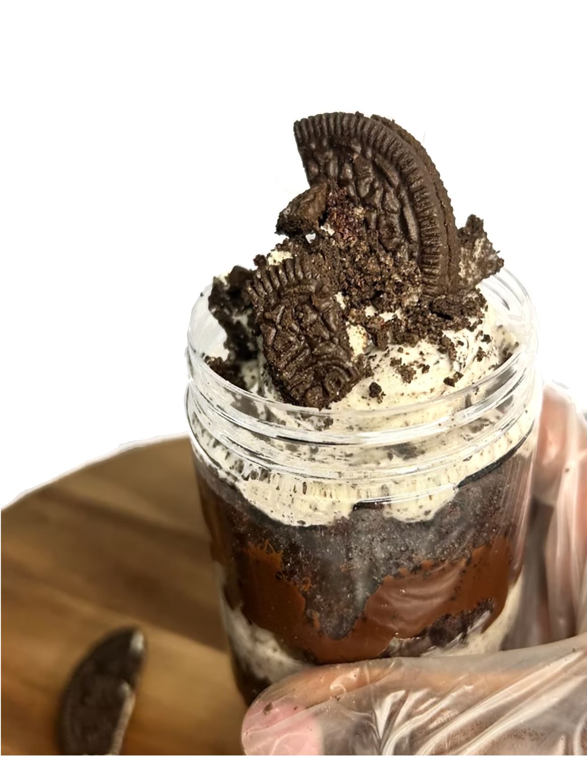 Chocolate Oreo Cake in a Can