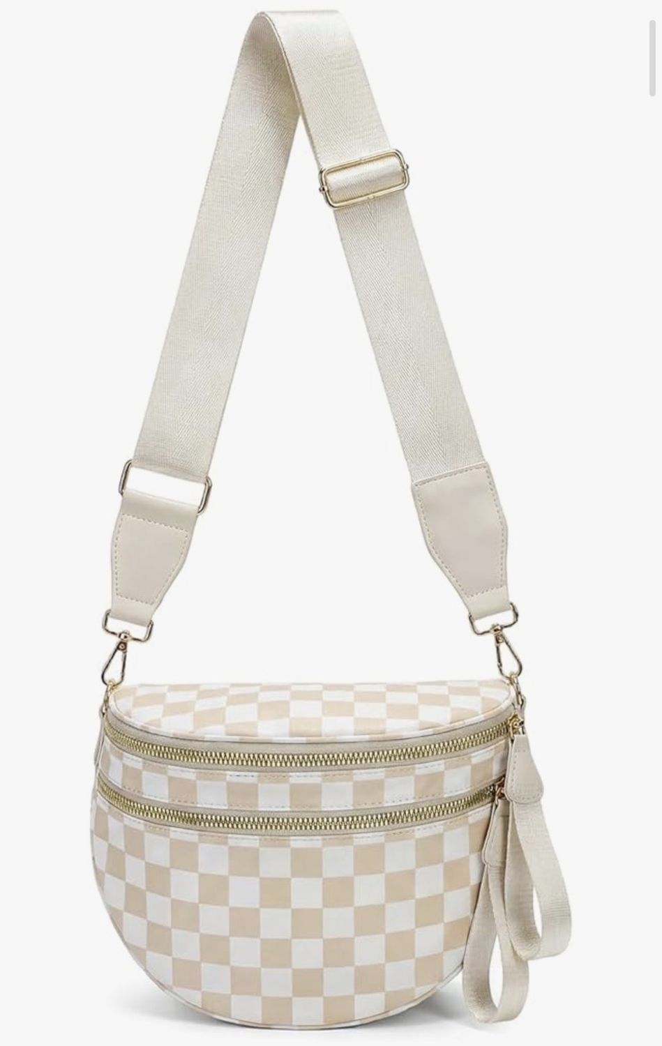 Cresent Crossbody - Beige