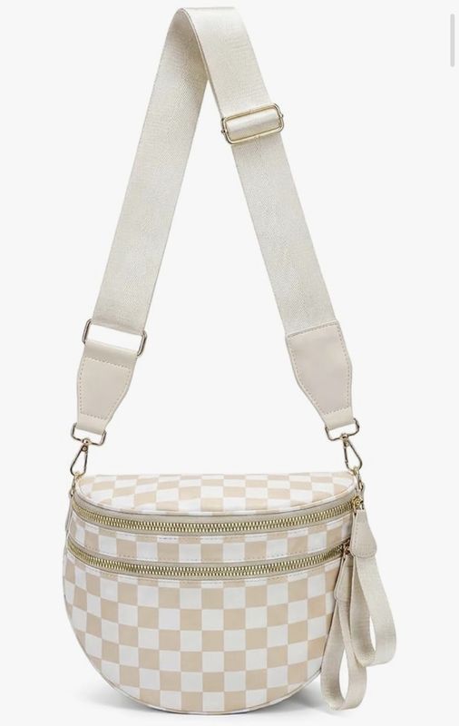 Cresent Crossbody - Beige
