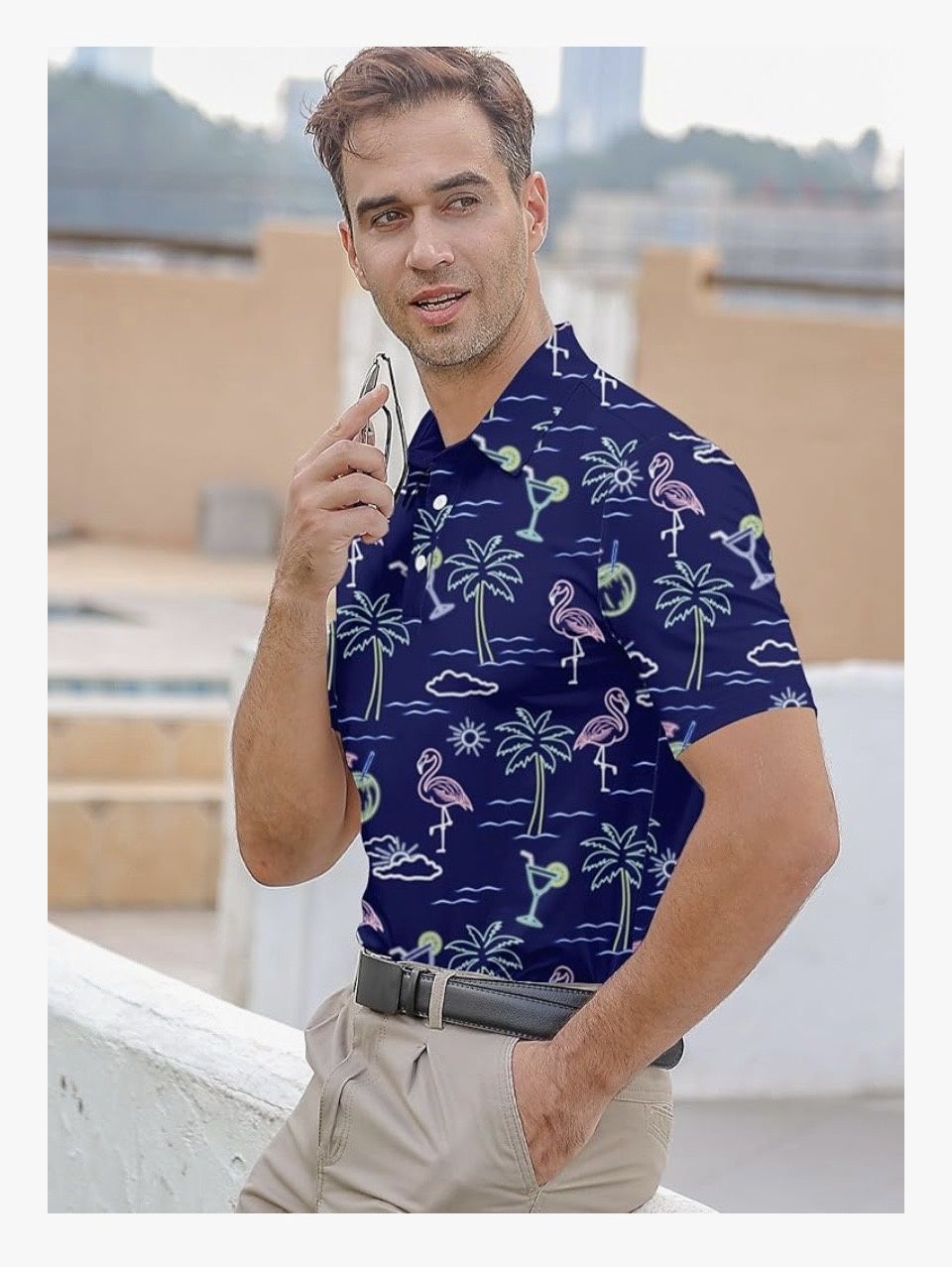 Golf Polo Shirt - Blue