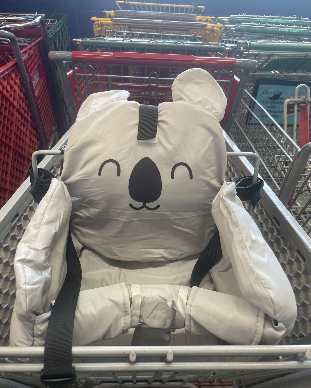 High Chair &amp; Grocery Seat Protector with Cushion