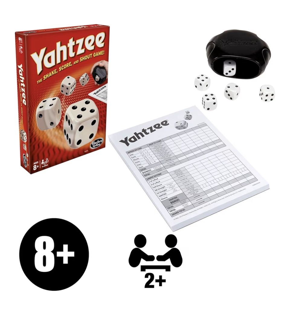 Hasbro Gaming Yahtzee Game