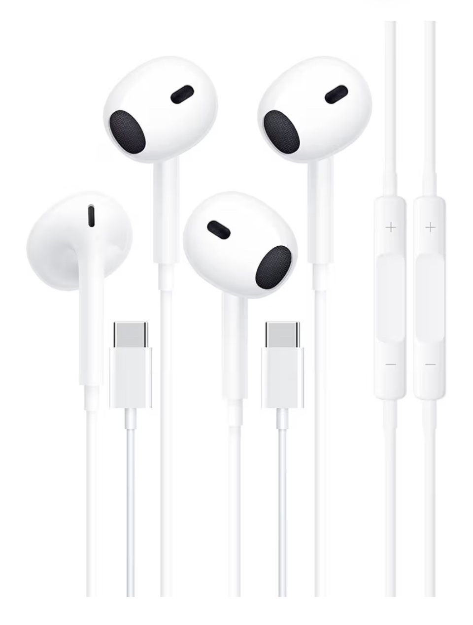 2 Packs USB C Headphones