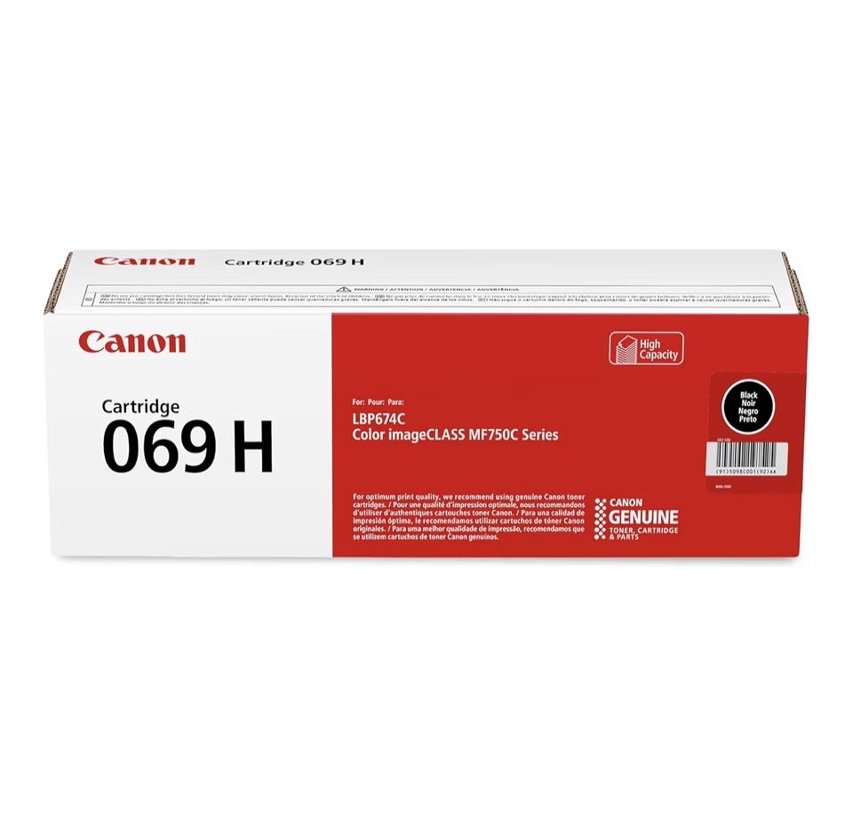 Canon Genuine 069 Black Toner Cartridge