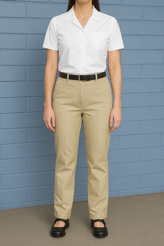 Girls Stone Chinos