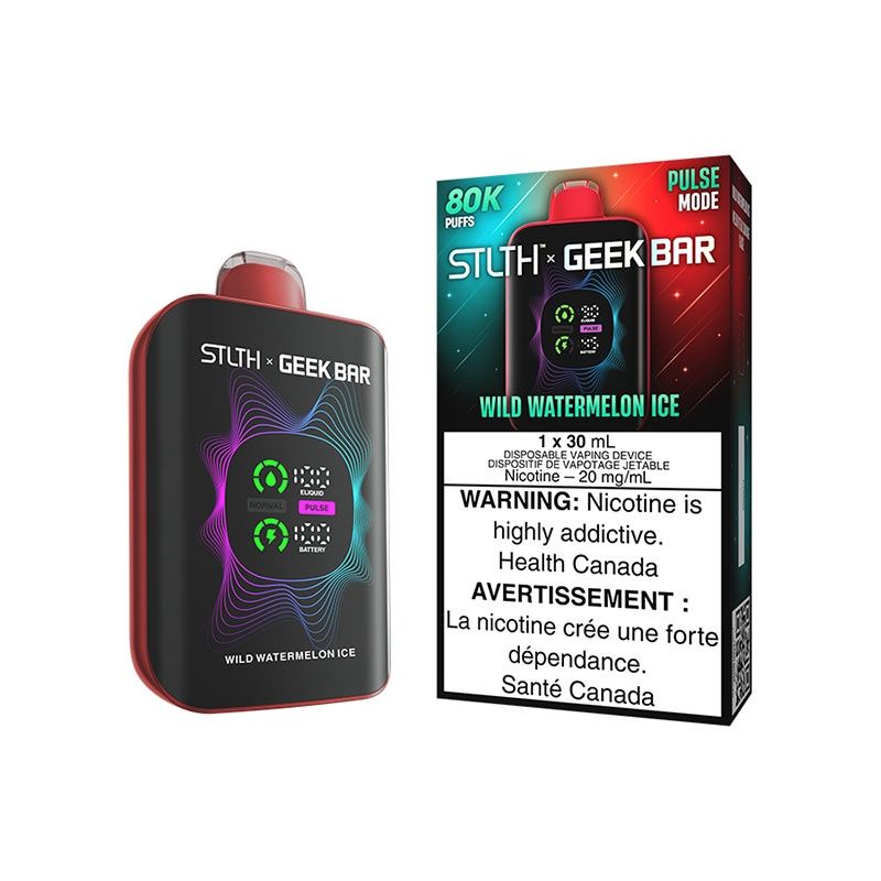 STLTH x Geek Bar, Flavour: Wild Watermelon Ice, Nic Level: 20mg