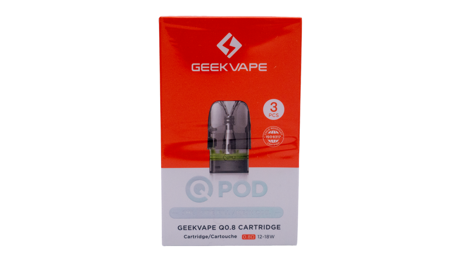 Geek Vape Q Replacement Pod - 0.8ohm - 3pk