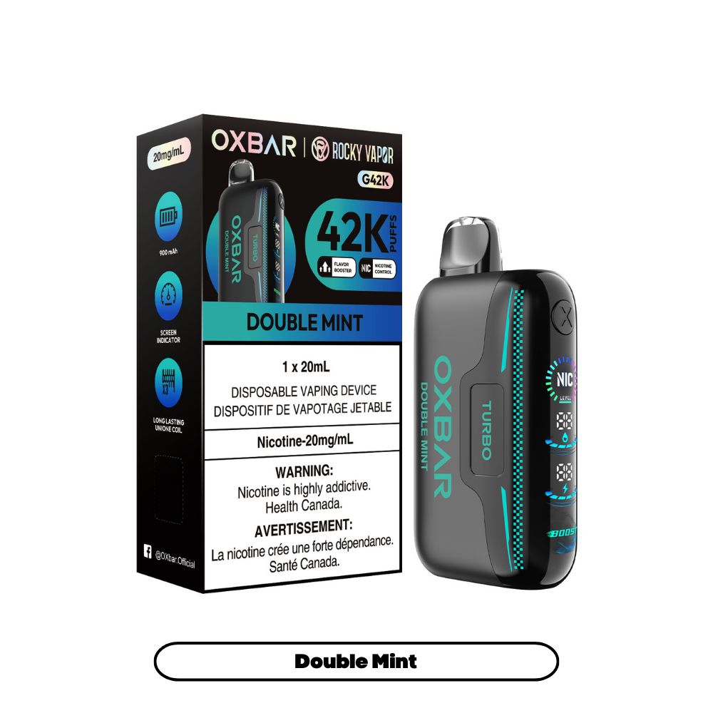 Oxbar G42K, Flavour: Double Mint, Nic Level: 20mg