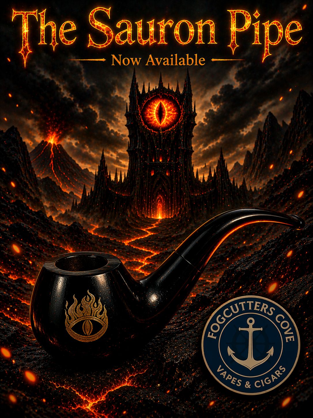 Lord of the Rings - Shire Pipe - SAURON 5.25"
