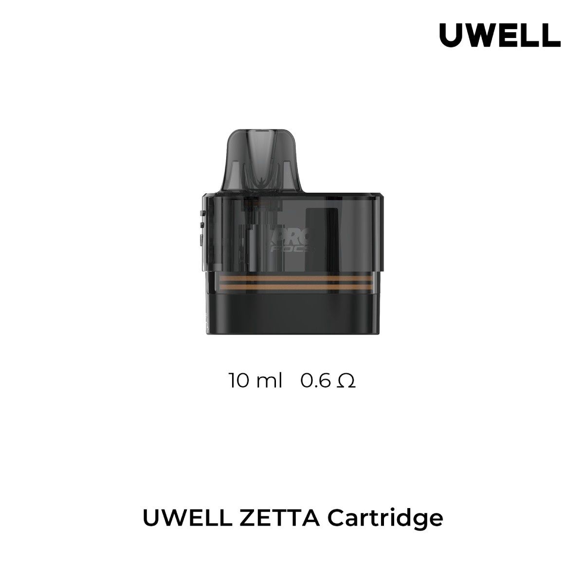 Uwell ZETTA Replacement Pods - 2pk, Ohms: 0.6ohm