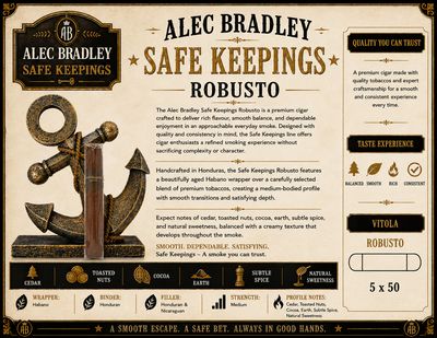 Alec Bradley Safekeepings Robusto