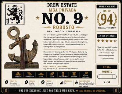 Drew Estate Liga Nine Robusto