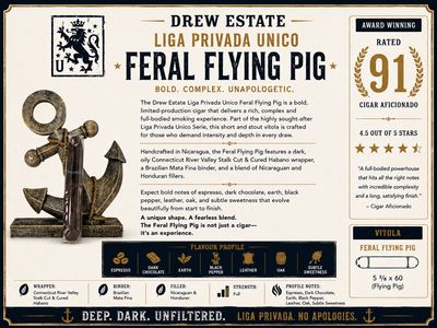 Drew Estate Privada Unico Feral Flying Pig
