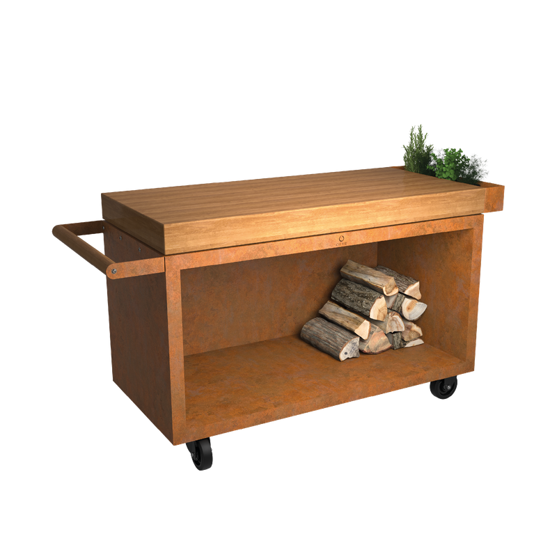 OFYR Mise en Place Table Corten 135 PRO