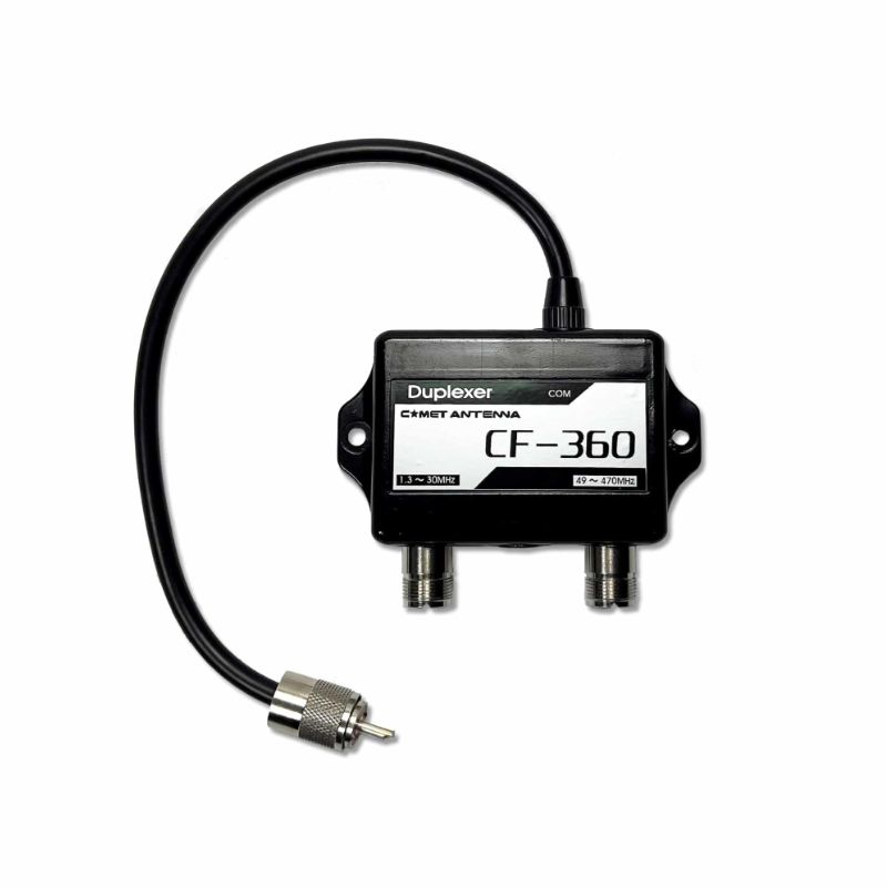 Comet – CF-360B – 1.3-30MHz-49-470MHz Dpxr w-Com Lead