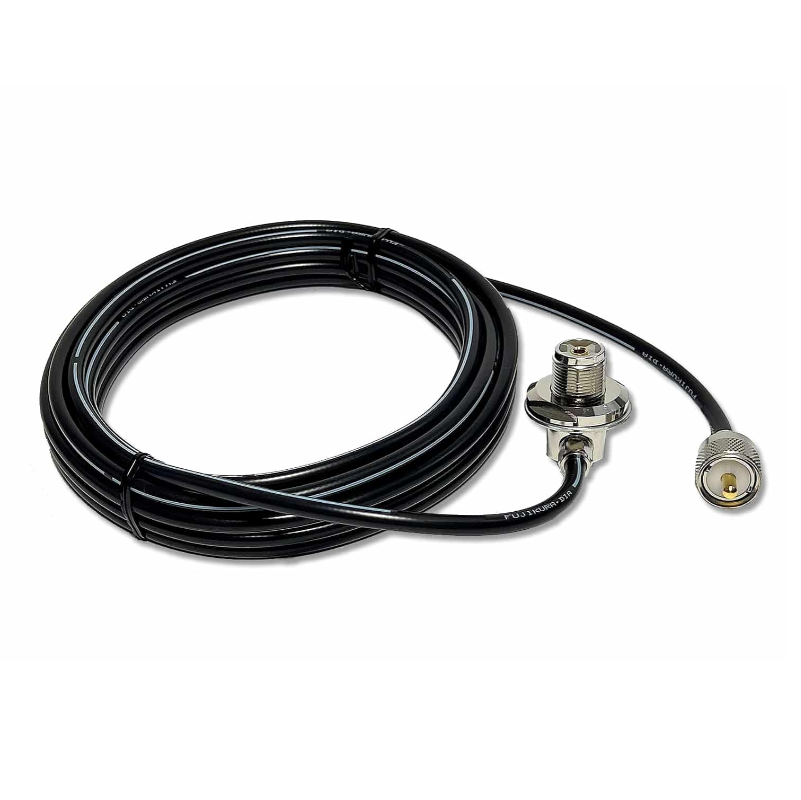 Comet – 3D4MB – 13′ Mobile Antenna Coax Assembly SO239-PL259-UHF