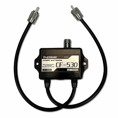 Comet – CF-530 – 1.3-90MHz-125-470MHz Duplexer w-Leads