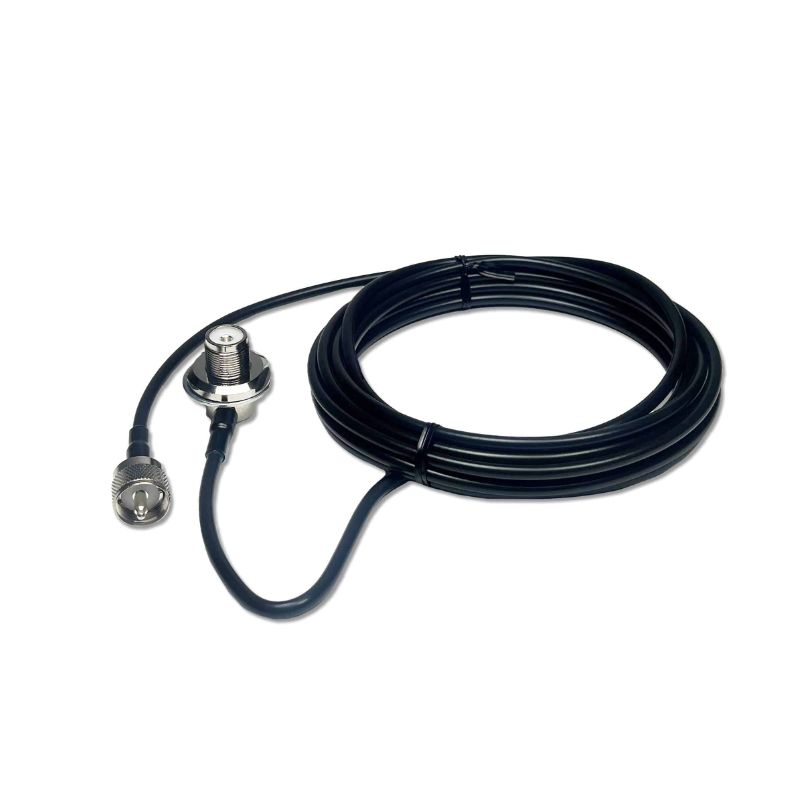 Comet – CR-5M – Standard Cable Assy, 16’9″ RG-58-U, UHF Conns