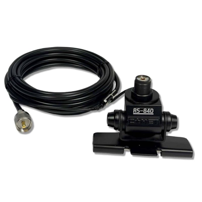 Comet – HD-5M – Heavy-Duty RS-840 lip mount w/Dlx 16’6″ coax, Gold UHF conns