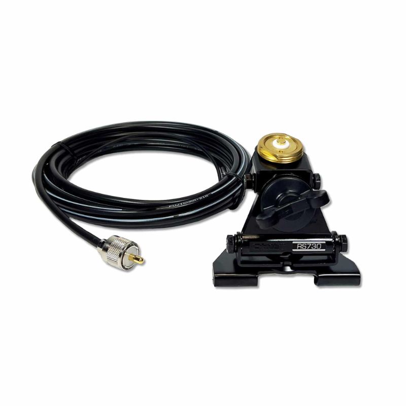 Comet – CP-5NMO – Universal RS-730 mount w-CK-3M5 deluxe 16’6″ coax NMO – PL-259