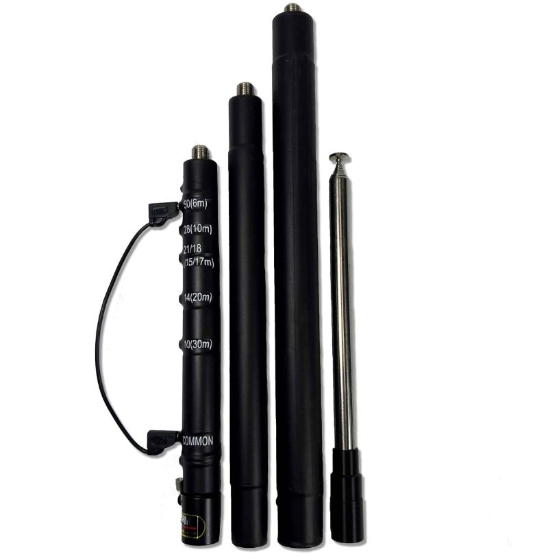 Comet – HFJ-350M Toy-Box – 160M-6M telescoping portable antenna