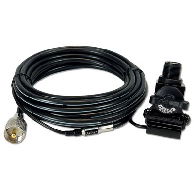 Comet – LD-5M – Light-duty lip mount w/Deluxe 16’6″ coax Gold UHF