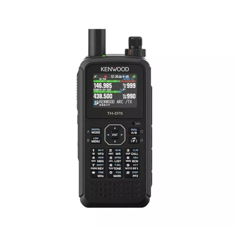 Kenwood TH-D75A 5W 144/220/430MHz Tri-Band Handheld Transceiver with DSTAR