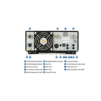 ICOM IC-9700 All Mode, Direct Sampling Tri-Band Transceiver 144