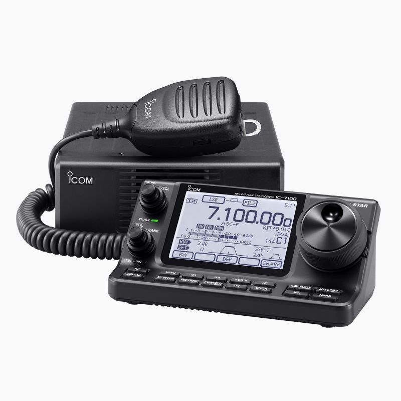 ICOM IC-7100 HF / VHF / UHF Mobile Multimode Transceiver - DStar - Touchscreen - DV