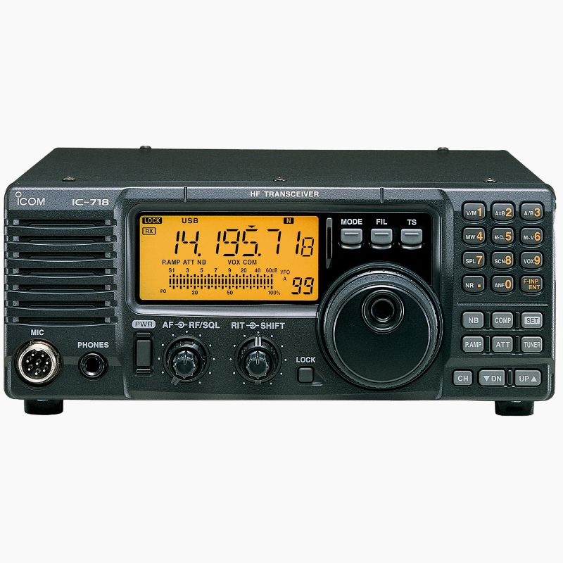 ICOM IC-718 HF Compact Multimode Transceiver 160 - 10 Meters with DSP