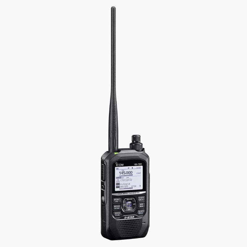 ICOM ID-50A 2 Meter 70 centimeter DSTAR Handheld Transceiver