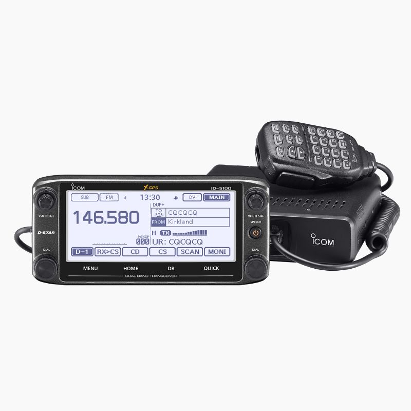 ICOM ID-5100AD 15 144 / 430 MHz Dual Band D STAR Mobile - W/ MBA-2 Mounting Bracket